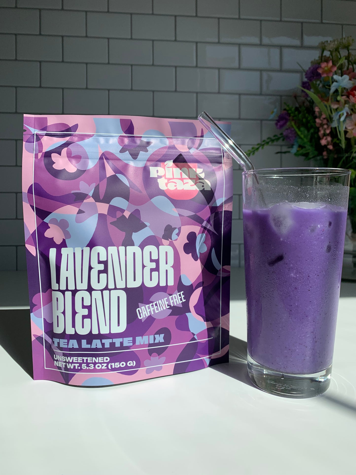 Lavender (DECAF) Tea Powder - Caffeine Free